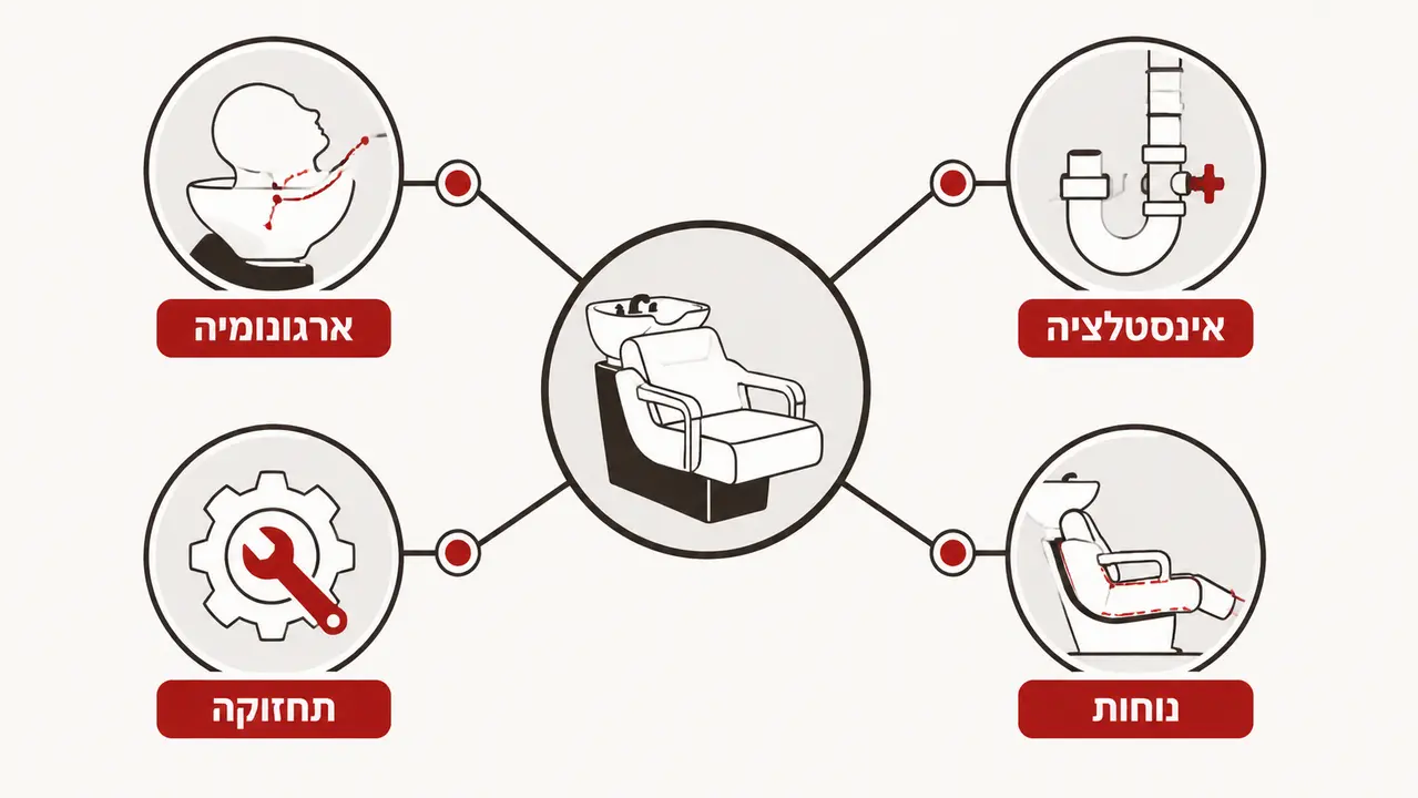 ‏איך לבחור כיור חפיפה למספרה | עמי גרוס