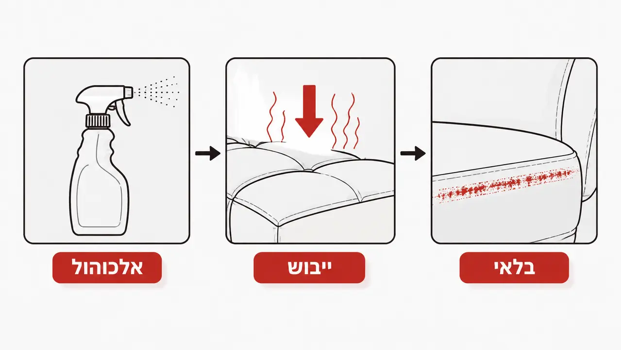 טעויות ניקוי שמקצרות חיי ריפוד