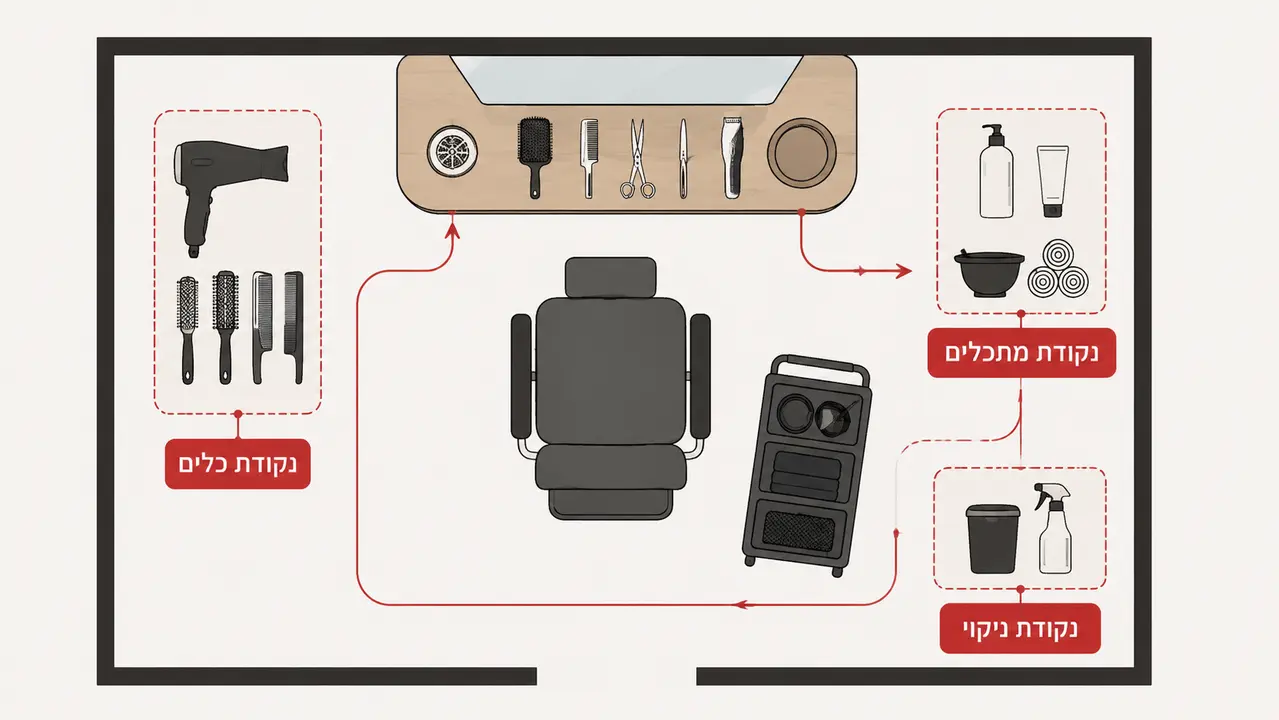 איך מארגנים עמדת עבודה כדי לצמצם שערות בכל מקום?