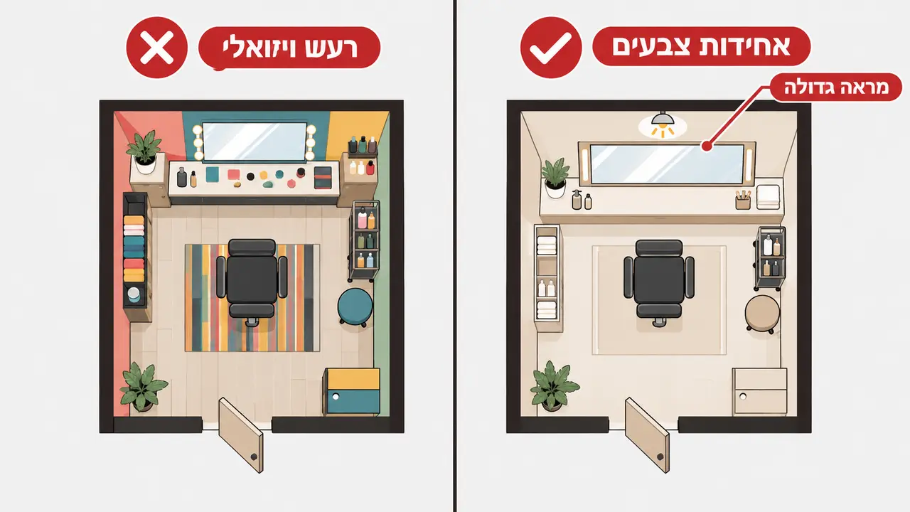 איך גורמים למספרה להיראות גדולה יותר מבלי לשבור קירות?