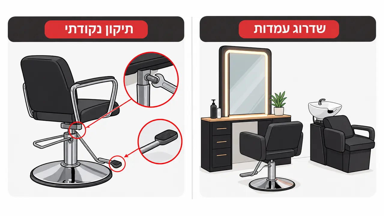 ‏החלפת ריהוט במספרה, מדריך לחידוש ושדרוג | עמי גרוס